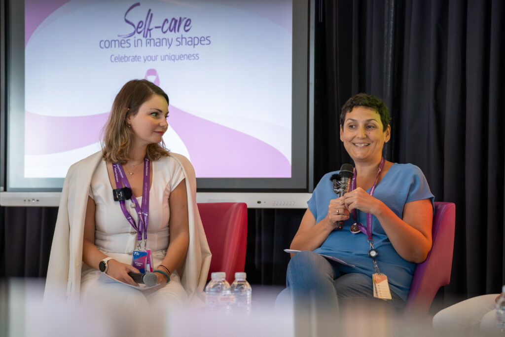 Dimitra’s Journey Strength, Survival, and Support pink october panel 2024