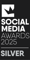 Social media Awards 2025 silver logo