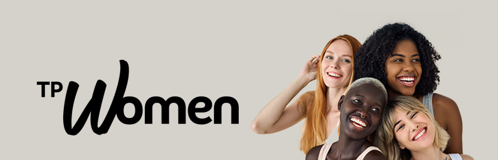 TP Women and women laughing