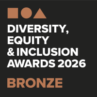 Diversity Equity & Inclusion 2026_Stickers_Bronze Diversity Equity & Inclusion 2026 bronze logo